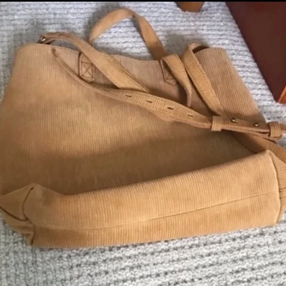 Madewell the transport corduroy suede small crossbody bag purse - Picture 2 of 14